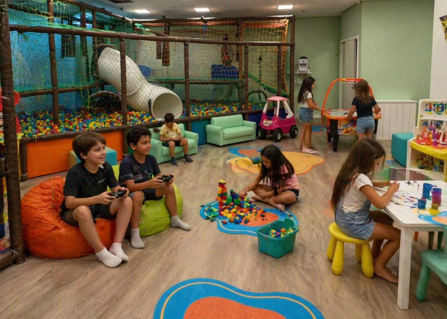 Colônia de férias no Kids Park